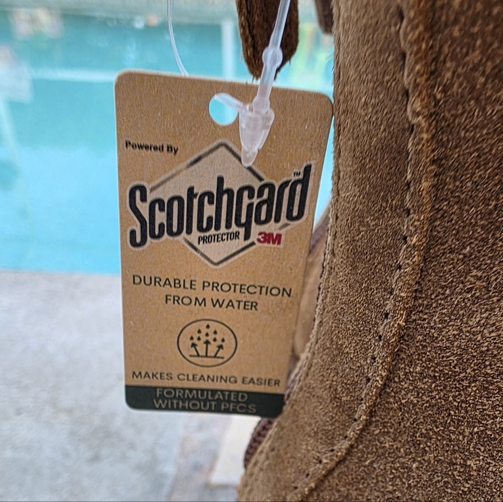 Vince Camuto NWT Kortimy Suede Boots In Camel  Size 8 Wide - Picture 7 of 11